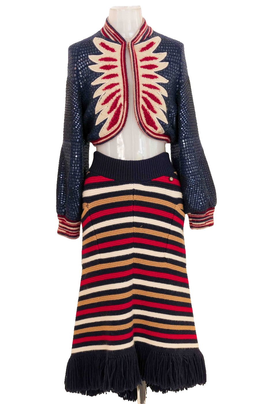 Chanel bolero and skirt Paris-Dallas