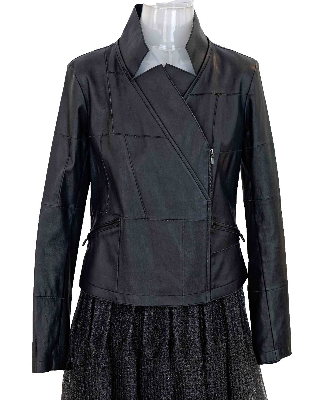 Chanel leather perfecta jacket 2016