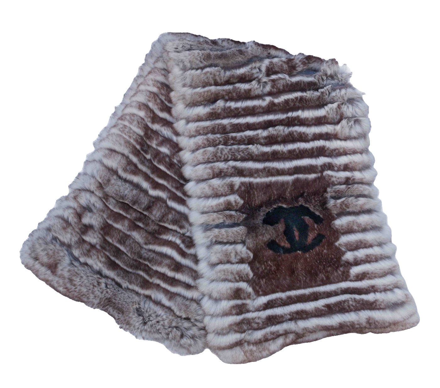 Chanel Orylag rabbit fur scarf