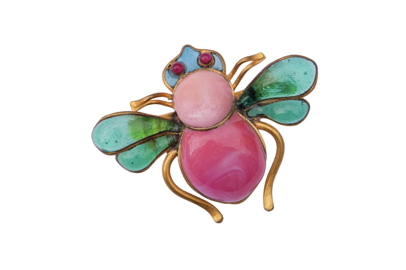 Chanel Gripoix royal bee brooch 1993
