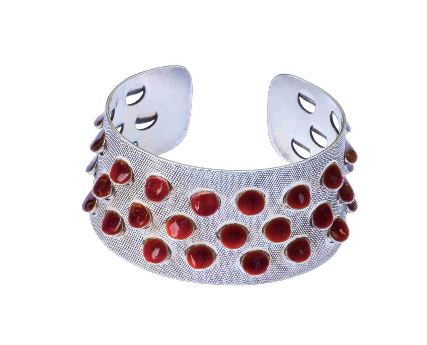 Grete Prytz-Kittelsen for Tostrup Norway silver enamel cuff bracelet 1950's