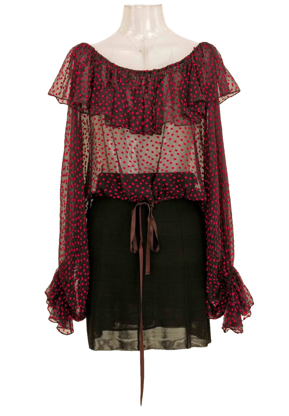 YSL blouse 1980's