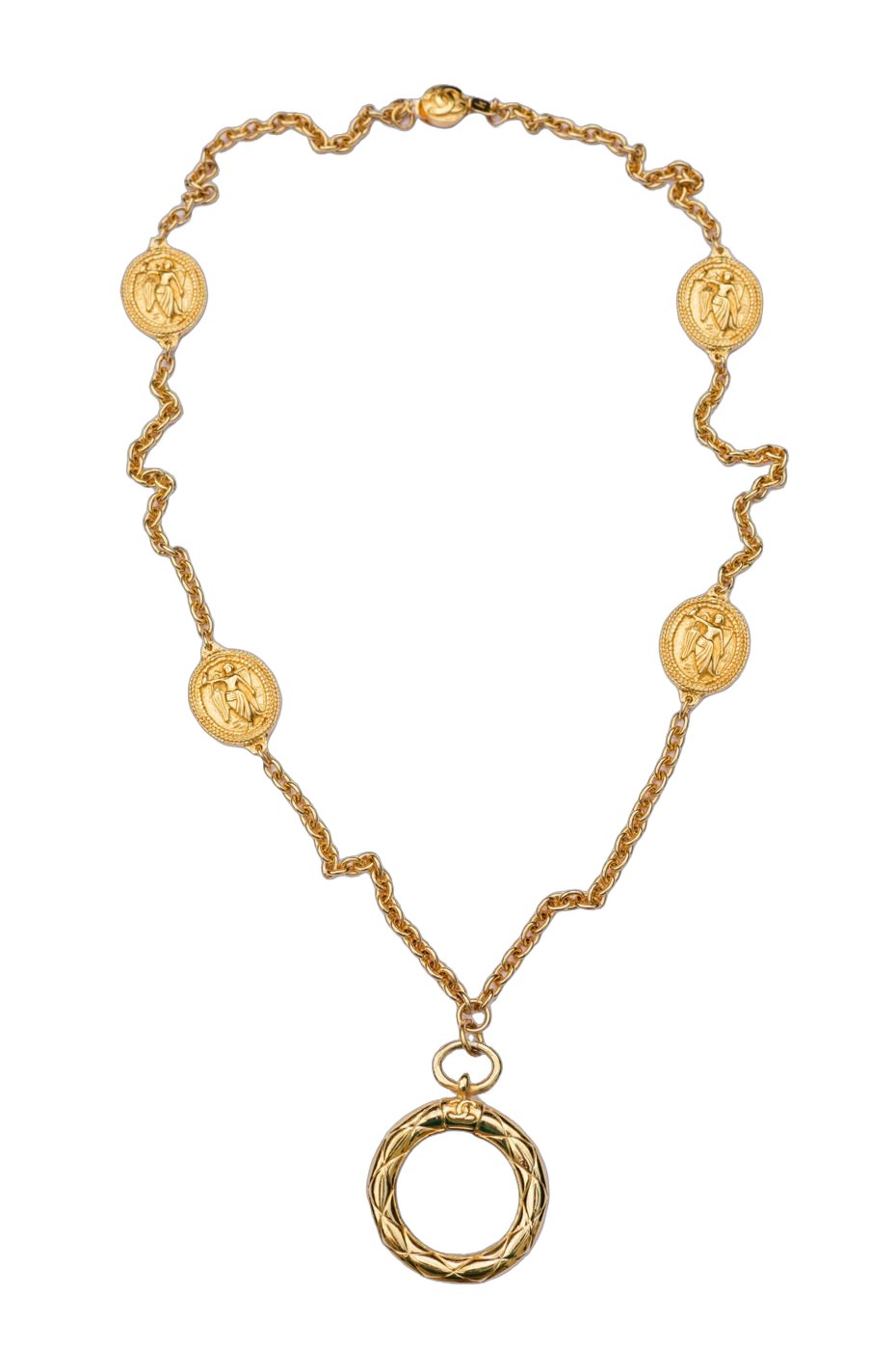 Chanel loupe necklace 1982