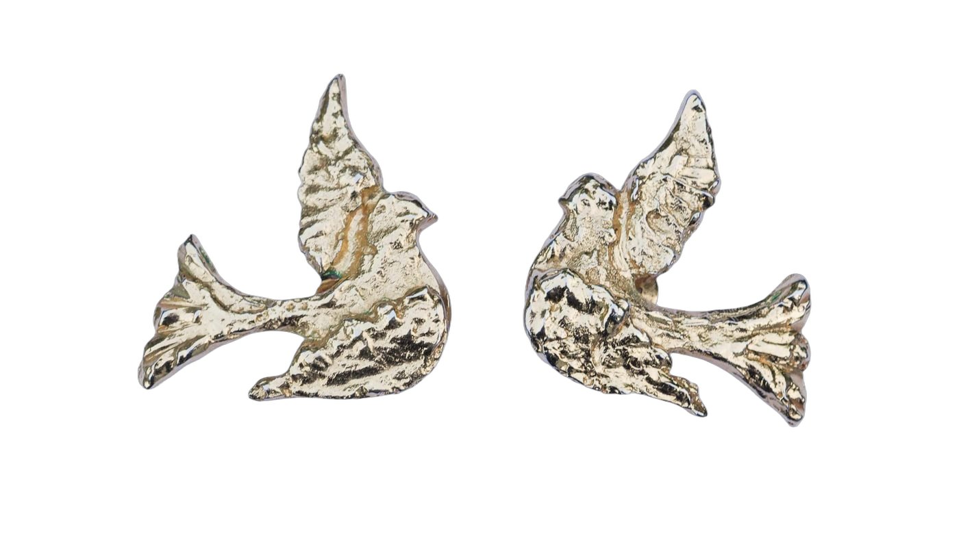 YSL earrings 1980's