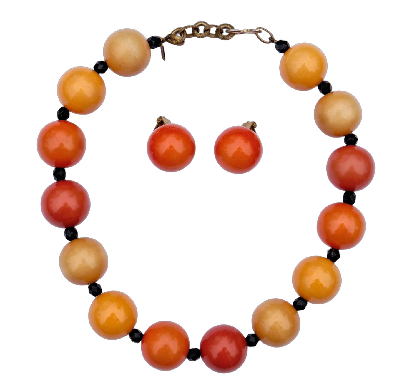 YSL necklace and earrings 1970's