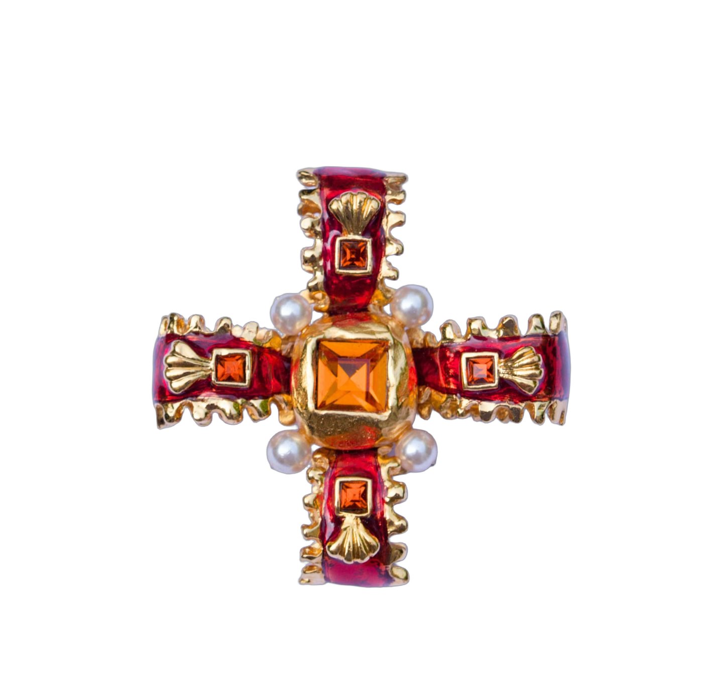 YSL brooch 1980's